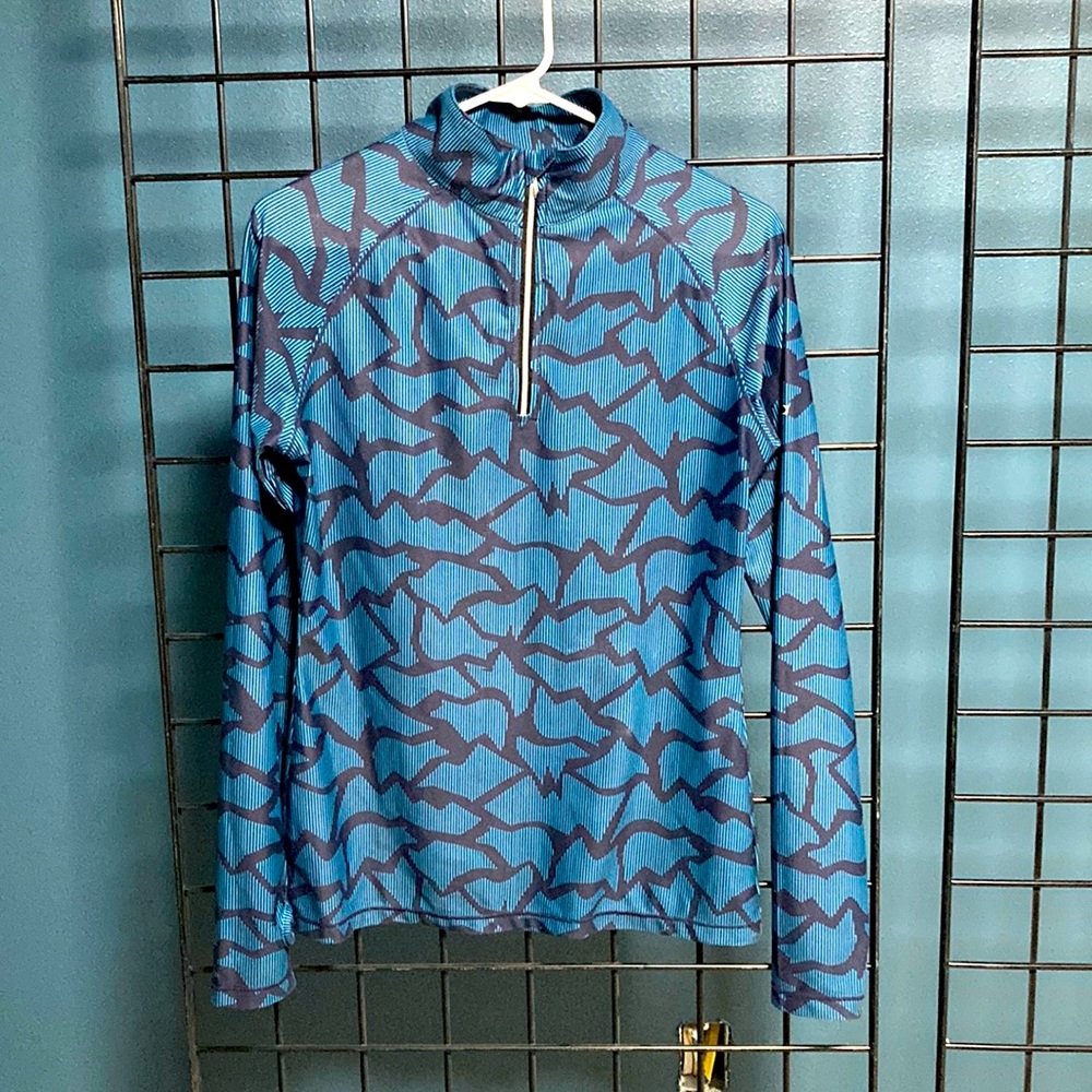 Quarter zip polyester women’s base layer